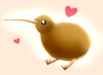 2022 3_toes ambiguous_gender armless avian avian_feet beak bird bird_legs brown_body brown_fur feet feral fur heart_symbol kiwi_(bird) kiwi_farms low_res not_a_rat ratite shaded simple_background sitting solo toes