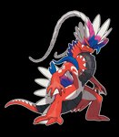 2022 absurd_res alpha_channel ambiguous_gender ancient_pokemon apex_build_koraidon black_body black_nose black_pawpads black_skin blue_body blue_feathers blue_horn blue_skin chest_spike claws detailed feathers featureless_crotch feet feral generation_9_pokemon half-closed_eyes happy head_feathers hi_res horn koraidon legendary_pokemon long_tail looking_at_viewer membrane_(anatomy) multicolored_body multicolored_eyes multicolored_feathers multicolored_horn multicolored_nose multicolored_tail narrowed_eyes nintendo nude official_art orange_eyes outline paradox_pokemon pawpads pink_body pink_feathers pink_horn pokemon pokemon_(species) red_body red_nose red_skin red_tail reptile scalie shadow simple_background smile smiling_at_viewer solo spikes spikes_(anatomy) standing tail toe_claws toes transparent_background unknown_artist wavy_mouth webbed_feet webbed_hands wheel white_body white_feathers white_horn white_outline white_skin white_tail yellow_eyes yellow_sclera