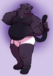 2024 anthro biped bottomwear clothed clothing felid happy hi_res holding_own_tail leopard looking_at_viewer male mammal overweight overweight_anthro overweight_male pantherine shirtless_anthro shirtless_male shorts shorts_only solo thepurplecider topless white_bottomwear white_clothing white_shorts