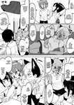 adolescent animal_humanoid anthro breasts brother_(lore) canid canid_humanoid canine canine_humanoid child clothed clothing comic dialogue dog_humanoid english_text felid female fully_clothed garou_kazeoka group hard_translated haruto_arashiki hi_res human humanoid hyena kaminosaki male mammal mammal_humanoid monochrome pantherine right_to_left sibling_(lore) sister_(lore) snow_leopard solo spotted_hyena text third-party_edit translated translation_edit young young_anthro young_female young_human young_humanoid young_male yuki_motoe