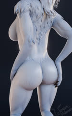 3d_(artwork) 3d_animation absurd_res almaria_(worgan_freeman) animated anthro big_butt blizzard_entertainment breast_jiggle breasts butt butt_focus butt_jiggle butt_slap canid canine digital_media_(artwork) faceless_character faceless_female female fur hand_on_butt hi_res jiggling mammal muscular muscular_anthro muscular_female mythological_canine mythological_creature mythology nude rear_view seductive side_boob slap solo sound sound_effects sound_warning standing warcraft webm were werecanid werecanine werewolf white_body white_fur worgan_freeman worgen