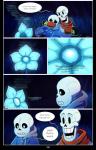 absolutedream animated_skeleton bone comic dialogue echo_flower english_text hi_res papyrus_(undertale) sans_(undertale) skeleton text undead undertale undertale_(series)