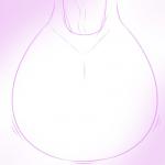 1:1 2018 anthro balls balls_expansion big_balls big_penis bodily_fluids cock_vore cum cum_vore death digestion expansion fatal_vore genital_expansion genital_fluids genitals hi_res huge_balls huge_penis male monochrome penile penis pink_and_white pinksyrup solo vore