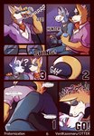 alcohol beer beverage canid canine canis clothed clothing collar comic dialogue drinking duo english_text eyewear fox hi_res james_mccloud kissing male male/male mammal nintendo open_clothing open_shirt open_topwear shirt star_fox sunglasses text topwear ventkazemaru wolf wolf_o'donnell