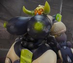 Rating: q
ID: 5600572
Date: 2025-05-26 18:47:38 -0400
Status: active
Score: 39
3d_(artwork) absurd_res areola armor big_breasts big_butt blizzard_entertainment breasts butt digital_media_(artwork) female hi_res horn huge_breasts huge_butt huge_hips machine metal metallic_body montgomery_glands nipples omnic orisa_(overwatch) overwatch puffy_areola puffy_nipples robot slightly_chubby snips456fur_(modeler) solo taur vensaku wet wet_body wide_hips post #5600572