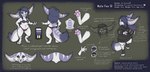 2018 anthro black-backed_jackal black_sclera blue_body blue_fur blue_hair bra canid canine canis caracal caracal_(genus) closed_smile clothed clothing dipstick_tail ear_tuft english_text felid feline female fennec_fox fox front_view fur grey_bra grey_clothing grey_panties grey_sweater grey_topwear grey_underwear hair hi_res hybrid inner_ear_fluff jackal mammal markings model_sheet mouth_closed mylafox mylafox_(character) open_mouth open_smile panties rear_view smile solo standing striped_ears striped_markings striped_tail stripes sweater tail tail_markings text topwear true_fox tuft underwear white_body white_fur white_inner_ear_fluff yellow_eyes