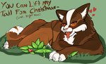 absurd_res domestic_cat felid feline felis female feral grass hi_res leaf leafpool_(warriors) mammal open_mouth open_smile plant smile solo warriors_(book_series) zeniarmr