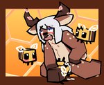 ahegao aliasing anthro anthro_on_feral anthro_penetrating anthro_penetrating_feral antlers arthropod bee bee_(minecraft) being_watched bestiality blush bodily_fluids brown_body brown_fur catjam_(artist) cum cum_in_mouth cum_inside deep_throat deer digital_drawing_(artwork) digital_media_(artwork) face_fucking feral feral_penetrated flat_colors fleshlight_position flower fur genital_fluids group hair honeycomb horn hymenopteran insect irrumatio larger_anthro looking_at_another looking_pleasured male mammal markings microsoft minecraft mojang nipples open_mouth oral oral_penetration penetration penile plant sex size_difference smaller_feral spots spotted_body spotted_fur square_(anatomy) white_hair xbox_game_studios yan_(character)