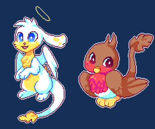 Rating: s
ID: 4720343
Date: 2024-04-14 12:29:22 -0400
Status: active
Score: 4
2020 alpha_channel ambiguous_gender arkay9 avian blue_eyes brown_body brown_feathers cheek_spots christmas_neopet digital_media_(artwork) duo feathers feet feral fur halo low_res mammal markings neopet_(species) neopets on_hind_legs outline paws pixel_(artwork) pteri_(neopets) red_markings semi-anthro shaded simple_background tail thumbnail transparent_background white_body white_fur white_outline wings yellow_markings zafara_(neopets) post #4720343