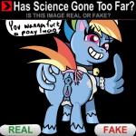 1:1 2020 alpha_channel clothing cutie_mark digital_media_(artwork) english_text equid equine female feral friendship_is_magic has_science_gone_too_far_(meme) hasbro hi_res horse looking_back mammal meme my_little_pony my_little_pony:_pony_life poniidesu rainbow_dash_(mlp) solo text what_has_magic_done what_has_science_done