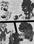 age_difference audino canid canine canis comic dominant dominant_female dominant_feral english_text female feral furfrou generation_2_pokemon generation_3_pokemon generation_5_pokemon generation_6_pokemon greyscale hi_res human lysandre_(pokemon) male male/female mammal monochrome nintendo older_male pichu pokeball pokemon pokemon_(species) pokemon_masters shiny_pokemon spinda submissive submissive_human submissive_male suns_(artist) team_flare text