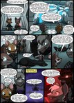 2015 absurd_res anthro armor black_body black_fur bray_(kitfox-crimson) brianna_(kitfox-crimson) brown_body brown_fur colored comic corpse dasyurid dasyuromorph death dialogue dialogue_box english_text feral fur green_eyes grey_body grey_eyes grey_fur hi_res in_our_shadow kitfox-crimson machine macropod male mammal marsupial mecha murid murine numbat pipa_(kitfox-crimson) quoll rat red_eyes rodent speech_bubble text wallaby