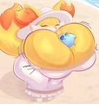 Rating: q
ID: 5540323
Date: 2025-04-30 20:57:30 -0400
Status: active
Score: 48
2025 absurd_res ambiguous_gender anthro big_breasts body_between_breasts breasts cleavage clothed clothing dress duo eyelashes eyes_closed female female_focus fennekin fur generation_6_pokemon glistening glistening_body hat headgear headwear hi_res huge_breasts hyper hyper_breasts illustratorfake inner_ear_fluff niki_(dofunut) nintendo pokemon pokemon_(species) raised_tail sand smothering tail tuft white_clothing white_dress white_hat white_headwear yellow_body yellow_fur post #5540323