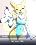 Rating: q
ID: 5570347
Date: 2025-05-13 19:45:52 -0400
Status: active
Score: 84
absurd_res ando anthro bandai_namco bunny_costume canid canine clothing costume dialogue_box digimon digimon_(species) female hi_res mammal renamon solo post #5570347