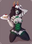 Rating: e
ID: 544698
Date: 2014-10-11 20:13:32 -0400
Status: active
Score: 43
alien alien_humanoid areola big_breasts black_hair bow_(feature) bow_tie breasts clothed clothing crotchless_clothing easy_access eyebrow_piercing facial_piercing fefairi female food garter_belt garter_straps genitals green_eyes green_lips green_nipples grey_body grey_skin hair hi_res homestuck horn horned_humanoid huge_breasts humanoid kneeling legwear lingerie lip_piercing lips long_hair maid_uniform ms_paint_adventures nipples not_furry panties piercing porrim_maryam simple_background smile solo tattoo troll_(homestuck) underwear uniform vulva post #544698