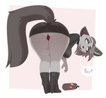 Rating: q
ID: 3593110
Date: 2022-09-28 00:51:26 -0400
Status: active
Score: 168
2022 anthro ashley_trey_(yitexity) bent_over biped black_nose boots border bottle breasts butt canid canine canis clothed clothing colorado container dialogue dress dropping_object english_text female footwear fur grey_body grey_fur grey_hair grey_tail hair half-closed_eyes hi_res high_heeled_boots high_heels looking_at_viewer looking_back mammal narrowed_eyes panties pink_background shoes simple_background solo speech_bubble tail talking_to_viewer teasing text underwear upskirt water_bottle white_border wolf yitexity post #3593110
