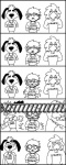 1994 1998 2010 aliasing anthro avian bird black_and_white canid canine canis chicken comic digital_drawing_(artwork) digital_media_(artwork) domestic_dog elevator fart felid fifa footix france front_view galliform gallus_(genus) group half-length_portrait hi_res humor leopard male mammal mascot monochrome paint pantherine phasianid portrait serious_face simple_background soccer south_africa sport striker_(fifa) united_states_of_america vuvuzela white_background world_cup yellowpower zakumi