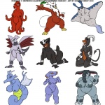 1:1 anthro anthrofied avian big_breasts bird breasts canid canid_demon canine cephalopod delibird demon donphan evolutionary_family female fish generation_2_pokemon genitals hellhound houndoom houndour ignatius_husky kingdra level_difference mammal mantine marine mollusk multiple_images muscular muscular_anthro muscular_female mythological_canine mythological_creature mythology nintendo nipples non-mammal_breasts octillery phanpy pokemon pokemon_(species) pokemorph proboscidean pussy siphon_(anatomy) skarmory slightly_chubby solo wide_hips