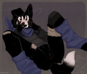 Rating: e
ID: 5694932
Date: 2025-07-08 16:01:52 -0400
Status: active
Score: 7
absurd_res andromorph anthro anus band-aid band-aid_on_knee band-aid_on_leg bandage bandaged_leg black_body black_fur blush bodily_fluids bottomless canid canine canis cerberussenn claws clothed clothing covering covering_face dipstick_tail ear_flick embarrassed english_text floppy_ears footwear fur gauze gender_transformation genitals hi_res intersex kerchief knee_pads leg_warmers legwear lucky_sweeto_(cerberussenn) male mammal markings mole_(marking) mta_transformation mti_transformation navel neckerchief neckwear one_ear_up pie_cut_eyes shirt shy signature socks solo spread_legs spreading story story_in_description sweat tail tail_markings tail_motion tailwag text thought_bubble toeless_footwear toeless_socks topwear transformation vulva wide_eyed wolf post #5694932