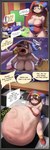 Rating: e
ID: 5431555
Date: 2025-03-13 19:41:03 -0400
Status: active
Score: 67
abdominal_bulge absurd_res anthro anthro_prey areola_outline belly big_belly body_outline breasts cleavage clothed clothing comic dialogue duo english_text female female_pred genitals glitch_productions hi_res huge_belly human human_pred humanoid jax_(tadc) male male/female male_prey mammal mouth_shot navel nipple_outline open_mouth oral_vore pomni_(tadc) pussy pussy_floss same_size_vore speech_bubble text the_amazing_digital_circus torn_clothing uvula vore waruiartsy post #5431555