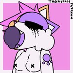 1:1 animated anthro anthro_penetrated blinking blue_eyes bodily_fluids butters_(theenyface) cally_(theenyface) cute_fangs deep_throat domestic_cat duo fangs felid feline felis female female_penetrated fur genitals hair loop makeup male male/female male_penetrating male_penetrating_anthro male_penetrating_female mammal mascara oral oral_penetration orange_body orange_fur penetration penile penile_penetration penis penis_in_mouth pink_hair purple_penis running_makeup saliva sex short_playtime tagme tears teeth theenyface white_body x_nipples