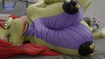 16:9 3d_(artwork) absurd_res anthro bed bedroom big_breasts black_nipples breasts claws digital_media_(artwork) dragon female furniture green_body green_scales hair hi_res huge_breasts inside juna_june_(lizzyglizzy) lizzyglizzy looking_at_viewer lying lying_on_bed mythological_creature mythological_scalie mythology nipple_piercing nipples on_bed open_mouth piercing red_hair scales scalie solo toe_claws tongue tongue_out widescreen