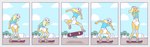 Rating: q
ID: 3358328
Date: 2022-05-28 06:12:54 -0400
Status: active
Score: 55
absurd_res adventure_time anthro armor baggashame balancing blonde_hair bronwyn_(adventure_time) canid canine canis cartoon_network clean_diaper clothed clothing cloud comic diaper domestic_dog excited eyes_closed female focused footwear hair half-pipe headgear helmet hi_res jumping kickflip knee_pads landing mammal multi_panel multiple_panel open_mouth plant ramp shoes skate_park skateboard skateboard_trick skateboarding sky smile socks solo tree vehicle wearing_diaper yellow_body post #3358328