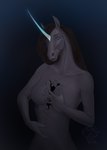 Rating: s
ID: 5254433
Date: 2024-12-20 10:48:08 -0500
Status: active
Score: 14
anthro blue_eyes bodily_fluids brown_hair dappled_fur dark_theme equid equine female grey_body hair hi_res horn mammal mythological_creature mythological_equine mythology portrait quillu quillu_(character) solo tears unicorn post #5254433