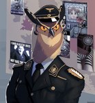 absurd_res adolf_hitler anthro avian azumanga_daioh bird black_sun canid canine clothing digital_media_(artwork) disney dracreloaded english_text fox germany hat headgear headwear hearts_of_iron_4 hi_res human male mammal map meme military military_cap military_uniform nazi nazi_uniform nick_wilde oskar_dirlewanger owl partieiadler poster shin_(b-mashina) shitpost solo text totenkopf uniform world_war_2 zootopia