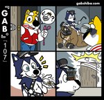 all_fours animal_mask anthro anthro_on_anthro base_two_layout bau_husky bdsm bdsm_outfit bear bedroom black_eyes black_nose blue_body blue_eyes blue_fur brown_body brown_fur canid canine canis carrying_another caught comic dialogue domestic_dog dominant dominant_male door_slam electronics embarrassed four_frame_grid four_frame_image fur gab_(comic) gab_shiba gabshiba grid_layout group harness holding_object husky inside larger_male leash male male/male mammal mask multicolored_body multicolored_fur multiple_scenes muscular muscular_sub nordic_sled_dog on_top petplay pictographics piggyback ponyplay pup_mask question_mark regular_grid_layout roleplay shiba_inu sitting_on_another size_difference small_dom_big_sub smaller_male smaller_on_top solo spitz straddling submissive submissive_male text two_row_layout two_tone_body two_tone_fur url usb usb_cable whip white_body white_fur