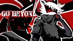 alien anthro apollo_caelum apollo_caelum_(artist) clothing coat cosplay detailed_background eyewear glasses gloves handwear headgear looking_at_viewer male persona_(series) persona_5 redraw solo topwear