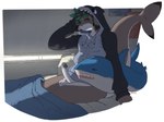 Rating: e
ID: 5338944
Date: 2025-01-29 18:08:00 -0500
Status: active
Score: 77
anthro balls blahaj bottomless bottomless_anthro bottomless_male brown_body brown_hair brown_scales clothed clothing erection eyewear fin fish genitals glasses green_highlights hair half-closed_eyes hi_res highlights_(coloring) hoodie humanoid_genitalia humanoid_penis ikea male marine narrowed_eyes penis plushie roly scales shark solo tail tail_fin topwear waking_up white_body white_scales post #5338944