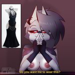 Rating: q
ID: 4718773
Date: 2024-04-13 17:02:11 -0400
Status: active
Score: 137
1:1 2024 4_fingers anthro areola arm_tuft artist_name asking asking_viewer bedroom_eyes big_breasts black_body black_clothing black_dress black_ears black_eyebrows black_fingerless_gloves black_fur black_gloves black_handwear black_nose blush blush_lines breasts canid canid_demon canine cheek_tuft clothed clothing collarbone demon dialogue digital_media_(artwork) dress english_text eyebrow_piercing eyebrows eyelashes eyeshadow facial_piercing facial_tuft female fingerless_gloves fingers fkimnsfw front_view fur gloves grey_hair hair hair_over_eye half-closed_eyes handwear hellhound helluva_boss hi_res hollow_hip_backless_chain_dress long_hair looking_at_viewer loona_(helluva_boss) makeup mammal meme meme_clothing mostly_nude multicolored_body multicolored_ears multicolored_fur mythological_canine mythological_creature mythology narrowed_eyes nipples one_eye_obstructed partially_clothed piercing pink_areola pink_nipples pupils question red_sclera seductive shoulder_tuft simple_background slit_pupils smile solo text topless tuft watermark white_body white_eyes white_fur white_inner_ear post #4718773