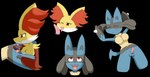 absurd_res alpha_channel anthro big_breasts black_body black_fur blue_body blue_fur breasts colored delphox duo erection eyes_closed fellatio female fur gender_transformation generation_4_pokemon generation_6_pokemon gynomorph hi_res intersex looking_pleasured lucario male male/female mtf_transformation nintendo oral orange_body orange_fur penile penis_shrinking pokemon pokemon_(species) red_body red_eyes red_fur sex simple_background smile tail takau92729 transformation transparent_background unconscious yellow_body yellow_fur