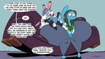 16:9 after_transformation anthro big_butt breasts butt butt_slap cartoon_network contact_onomatopoeia disney domestic_cat duo english_text felid feline felis female gender_transformation huge_butt huge_hips huge_thighs hyper hyper_butt hyper_hips hyper_thighs impact_onomatopoeia judy_hopps lagomorph leporid malkai_(malkaiwot) mammal mature_anthro mature_female mtf_transformation nicole_watterson onomatopoeia rabbit slap sound_effects spanking text the_amazing_world_of_gumball thick_thighs transformation trevor-fox trevor-fox_(character) whap wide_hips widescreen zootopia