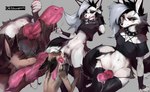 Rating: e
ID: 5592990
Date: 2025-05-23 15:12:08 -0400
Status: active
Score: 236
2025 absurd_res animal_genitalia animal_penis anthro balls black_nose bodily_fluids bottomless canid canid_demon canine canine_genitalia canine_penis clothed clothing collar crossgender cum cum_drip cum_in_mouth cum_inside deep_throat demon digital_media_(artwork) dripping duo eyes_closed fellatio fingers ftm_crossgender fur genital_fluids genitals glistening glistening_body glistening_genitalia glistening_penis hair hellhound helluva_boss hi_res internal kneeling_oral_position knot knot_root knotting leaking_precum legwear looking_at_another looking_at_partner looking_at_viewer looking_down loona_(helluva_boss) male mammal midriff mythological_canine mythological_creature mythology navel nude oral oral_penetration partially_clothed penetration penile penis pink_penis precum precum_drip precum_string presenting presenting_penis red_sclera sex simple_background skinny skinny_anthro skinny_male slim small_waist spaal spiked_collar spikes submissive submissive_male tail thighs_together tongue topwear post #5592990