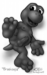 anus backsack balls brask_vovik butt dark erection genitals grey_body grey_penis grey_skin hindpaw ket-ralus koopa koopa_troopa male mario_bros monochrome nerond nintendo nipples nude paws penis presenting reptile scalie shell-less short slightly_chubby solo