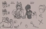 animal_humanoid anthro axe backpack ball band-aid band-aid_on_face band_merch band_shirt bandage bandage_on_face baseball_cap big_breasts breasts canid canine castlevania chain_weapon chain_whip cleavage clothed clothing double_barrel_shotgun duo female flail freckles fully_clothed furgonomic_hat furgonomic_headwear furgonomics growth gun hair hair_over_eyes hat headgear headwear hidden_eyes holding_ball holding_gun holding_object holding_ranged_weapon holding_shotgun holding_weapon huge_breasts human humanoid humanoid_to_anthro jessica_beaumont key konami male mammal melee_weapon midriff monochrome multiple_images muscular muscular_female mythological_canine mythological_creature mythology nine_inch_nails norithics obscured_eyes ranged_weapon sharp_teeth shell_(projectile) shirt shotgun shotgun_shell skateboard snapping_fingers t-shirt tail tailed_humanoid teeth tire_iron topwear torn_clothing torn_shirt torn_topwear transformation under_boob vehicle weapon werecanid werecanine werecreature werewolf whip zachary_belmont