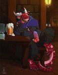 Rating: e
ID: 5445041
Date: 2025-03-20 04:02:20 -0400
Status: active
Score: 41
absurd_res alcohol anthro bar barefoot beer beverage cape cel_shading clothing container cup dark_hair digital_media_(artwork) drunk eyewear feet genitals goggles hi_res horn knot knotted_penis kobold long_tail male penis red_body robe rokru scalie scar seregore shaded solo substance_intoxication tail tavern tavern_background warm_colors post #5445041