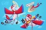 Rating: s
ID: 5084701
Date: 2024-09-30 14:25:20 -0400
Status: active
Score: 16
2024 aircraft anthro breasts cloud conditional_dnp dialogue emanata eyelashes female floating_eyebrows flying food gesture greenlinzerd grin hand_gesture kerchief living_aircraft living_machine living_vehicle looking_at_viewer looking_back machine mostly_nude neckerchief neckwear one_eye_closed pella_(greenlinzerd) popsicle propeller signature simple_background sky small_breasts smile solo toony v_sign vehicle wheel_feet wheel_hands wink post #5084701