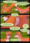 2022 abby_(rukifox) base_three_layout black_nose blockage_(layout) blue_eyes blush bow_(feature) bow_accessory bow_collar butt canid canine collar comic dialogue digital_media_(artwork) dipstick_ears dipstick_tail duo ear_markings embarrassed english_text eye_contact female feral four_frame_image fox fur genitals glistening_heart heart_after_text heart_symbol hi_res horizontal_blockage humanoid_genitalia humanoid_genitalia_on_feral humanoid_pussy humanoid_pussy_on_feral in_heat introduction linked_speech_bubble looking_at_another mammal markings miyuki_(rukifox) multicolored_body multicolored_ears multicolored_fur name_drop name_in_dialogue neck_bow orange_body orange_fur panel_skew presenting presenting_hindquarters pussy quadruped raised_tail red_body red_fox red_fur rukifox scent smell smile sniffing species_in_dialogue speech_bubble tail tail_markings text text_with_heart three_row_layout tongue true_fox two_tone_body two_tone_fur white_body white_fur yellow_eyes