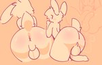 anthro anus backsack balls bent_over big_butt blush bubble_butt butt femboy foreskin fur genitals glistening glistening_body hi_res humanoid_genitalia humanoid_penis lagomorph legs_up leporid long_foreskin looking_at_viewer looking_away looking_back looking_back_at_viewer male male_anthro mammal moxiidraws musk musk_clouds nude penis penis_backwards penis_tuck perineum presenting presenting_anus presenting_balls presenting_hindquarters presenting_penis rabbit rabbit_ears raised_tail red_butt saggy_balls scut_tail short_stack short_tail shy simple_background simple_coloring solo spread_legs spreading tail tan_background unretracted_foreskin