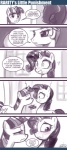 butt comic dialogue english_text equid equine female female/female feral friendship_is_magic hair hasbro hi_res horn horse john_joseco mammal monochrome my_little_pony mythological_creature mythological_equine mythology pony princess_celestia_(mlp) rarity_(mlp) tail text tumblr twilight_sparkle_(mlp) unicorn