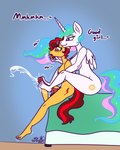 2024 4:5 age_difference animal_genitalia animal_penis anthro ball_tuft balls barefoot bed bodily_fluids breast_size_difference breasts breath canon_x_oc cum cumshot cutie_mark duo ejaculation equid equine equine_genitalia equine_penis erynerikard feathered_wings feathers feet female foot_fetish foot_play footjob freckles friendship_is_magic furniture genital_fluids genitals good_girl gynomorph gynomorph/female hand_under_chin hasbro hi_res horn humanoid_feet intersex intersex/female mammal my_little_pony mythological_creature mythological_equine mythology nipples older_female on_bed panting pegasus penis plantigrade princess_celestia_(mlp) sex sunshine_sketch_(oc) trans_(lore) trans_woman_(lore) tuft white_body winged_unicorn wings