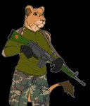 Rating: s
ID: 4351396
Date: 2023-10-14 01:26:15 -0400
Status: active
Score: 18
alpha_channel anthro army battle_rifle disney exposure_variation fatigues felid feline female gun heckler_and_koch hi_res hk_g3 holding_gun holding_object holding_ranged_weapon holding_weapon lion mammal military pantherine park_ranger ranged_weapon ranger rebeldragon101 rifle simple_background soldier tactical the_lion_guard the_lion_king transparent_background trigger_discipline vitani_(the_lion_king) warrior weapon post #4351396