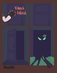 absurd_res anthro breast_expansion breasts comic expansion female glowing glowing_eyes halloween haunted_house hi_res holidays khaine_(khainethewolf) male nokamiwd simple_background tagme