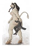 anal anal_vore anthro balls big_breasts big_butt black_hair bovid bovine breasts butt canid canine canis cattle dominant dominant_female dont_touch_rats duo european_mythology female forced forced_rimming fur genitals greek_mythology grey_body grey_fur gynomorph hair hand_on_head herm hi_res hooves horn intersex intersex/male larger_female laura_(drages) looking_at_another looking_back looking_pleasured male mammal minotaur mythology oral penis pinned raised_tail rimming sex side_boob simple_background size_difference smaller_male smile stuck tail tan_body thick_thighs vore wolf