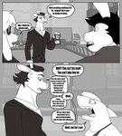 absurd_res anthro big_muscles big_pecs bovid caprine clothing comic english_text female fish gabriel_(parttimeyeen) giraffe giraffid goat group hi_res horn huge_muscles huge_pecs hyper hyper_muscles lagomorph larger_male laura_(parttimeyeen) leporid long_ears male mammal marine mask muscular muscular_anthro muscular_male parttimeyeen_(artist) pecs rabbit shark size_difference smaller_female suit superhero text tristen_(parttimeyeen)