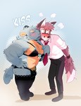 Rating: e
ID: 5603916
Date: 2025-05-28 06:34:05 -0400
Status: active
Score: 18
anthro armpit_hair barazoku blush body_hair bottomwear bra bulge canid canine chest_hair clothing clothing_pull collared_shirt dress_shirt duo dylan_(purplecider) eyewear facial_hair fox frilly frilly_bra frilly_clothing frilly_legwear frilly_panties frilly_thigh_highs frilly_underwear glasses gulonine hi_res kissing_cheek legwear lingerie male male/male mammal marten mustelid musteline necktie necktie_pull panties pants pubes purplecider shirt surprise surprised_expression thigh_highs topwear underwear wallace_(purplecider) post #5603916