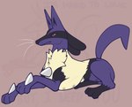 Rating: s
ID: 5321124
Date: 2025-01-21 03:01:05 -0500
Status: active
Score: 17
3_toes ambiguous_gender black_body black_fur blue_body blue_fur canid canine chest_spike feet feral feralized fur generation_4_pokemon hand_spike hi_res lucario lying mammal nintendo pokemon pokemon_(species) raised_tail red_eyes simple_background solo spikes spikes_(anatomy) suns_(artist) tail toes whiskers white_whiskers post #5321124